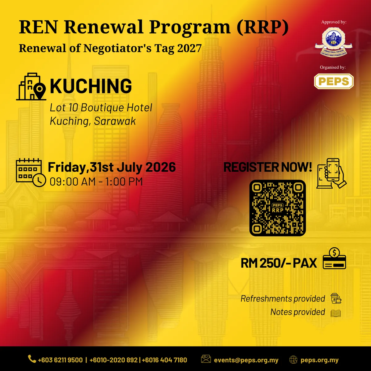 RRP 2026 – East Malaysia — Kuching (Sarawak)